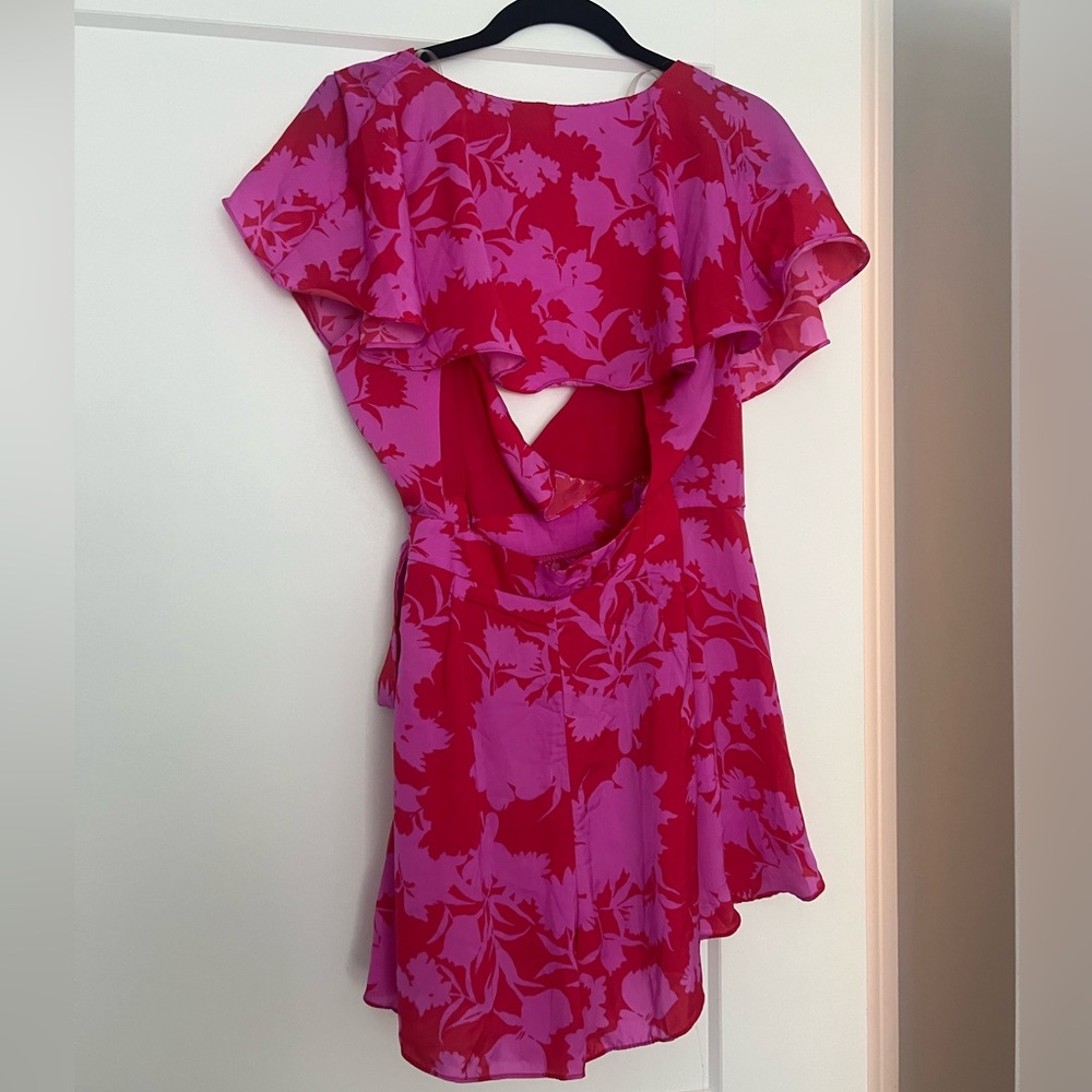 ‘Pink Lily’ Pink Floral Romper - Picture 4 of 4